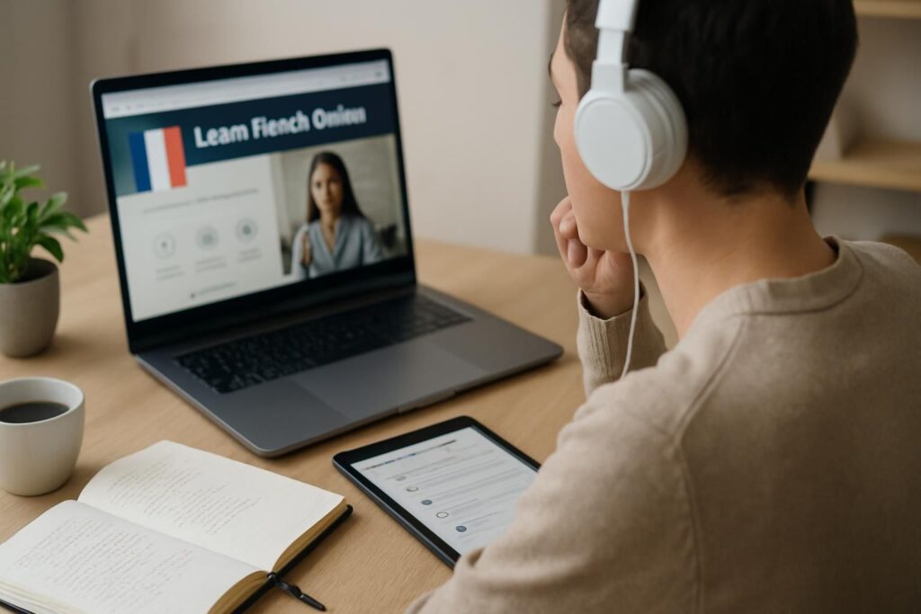 apprenez le français en ligne avec fle.re : exercices interactifs, fichiers audio et dictées pour tous les niveaux, adaptés aux apprenants de français langue étrangère.